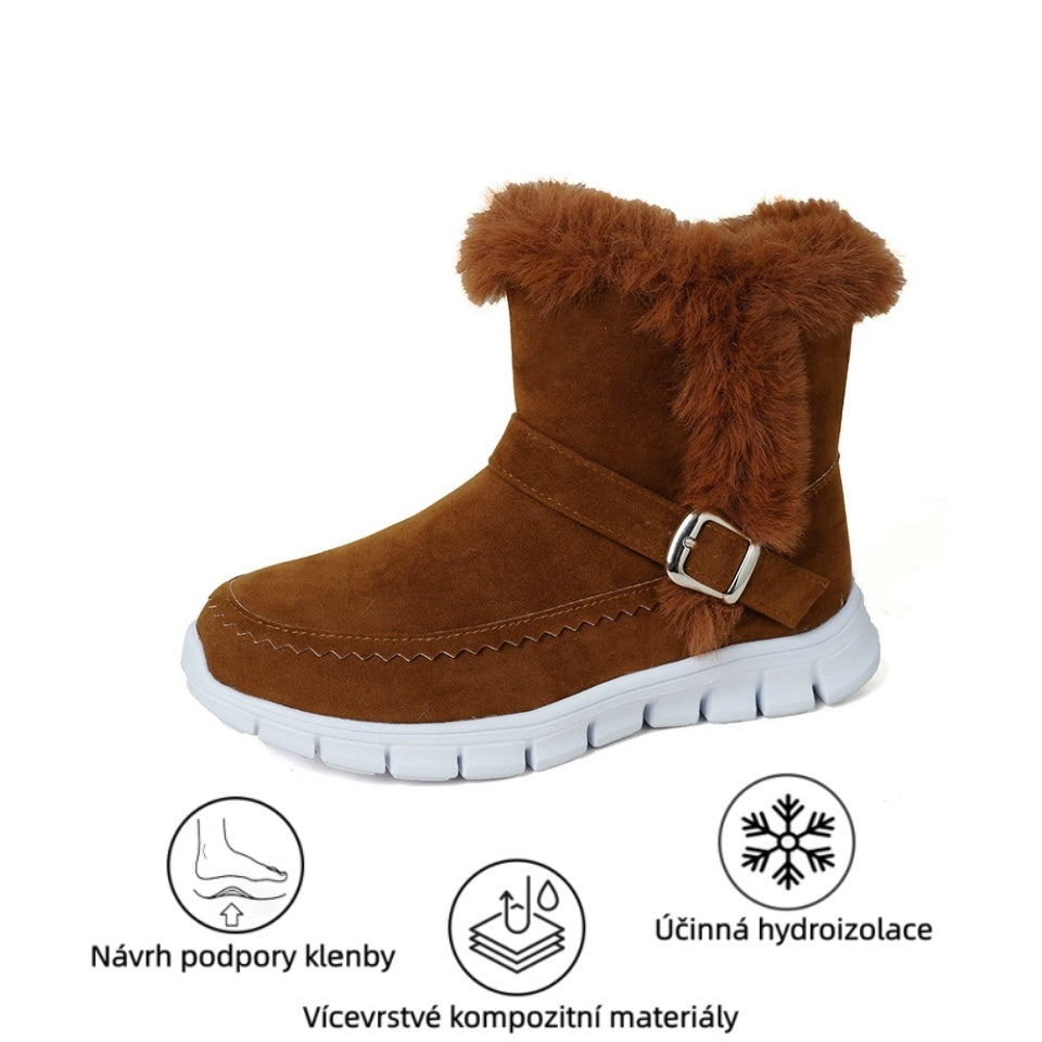 flemat® - Ergonomicznie ukształtowane zimowe buty ortopedyczne łagodzące ból stóp, kolan i pleców - Damskie