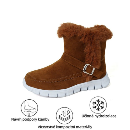 flemat® - Ergonomicznie ukształtowane zimowe buty ortopedyczne łagodzące ból stóp, kolan i pleców - Damskie