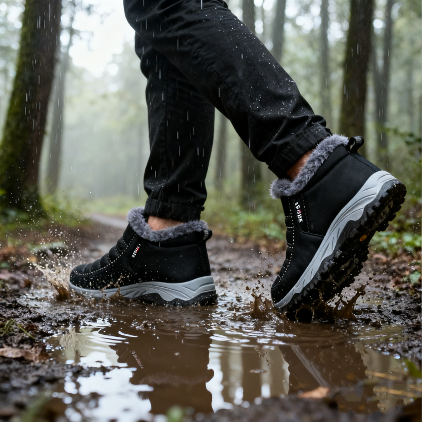 (🔥Oferta ograniczona czasowo - 50% zniżki - Nie przegap!) Wygodne i ergonomiczne zimowe buty z ciepłą wełnianą podszewką - łagodzą ból pleców, stawów i stóp.