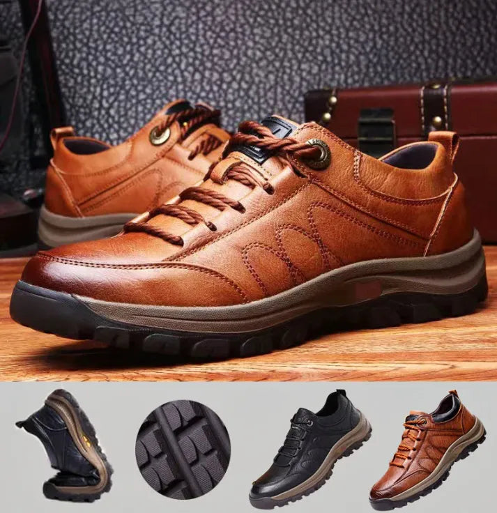 Buty ortopedyczne flemat® | Ergonomicznie zaprojektowane skórzane buty, które są wygodne, stylowe i przeszły najtrudniejszy test wodoodporności i technologii antypoślizgowej.