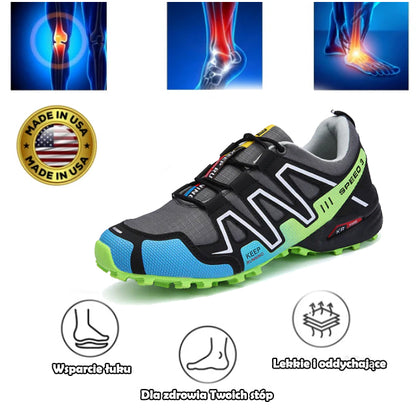 Ortopedyczne buty turystyczne Flemat® | Ergonomicznie zaprojektowane, aby łagodzić ból pleców, nóg i stawów.