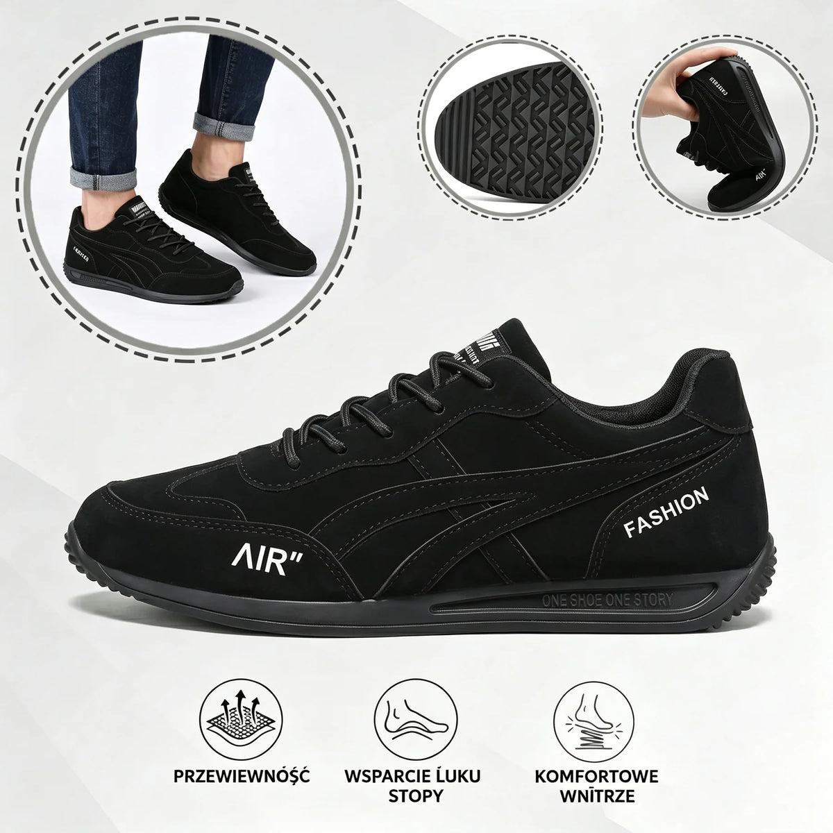 ⏰Promocja 50% zniżki | Nowość na rynku, połowa ceny przez ograniczony czas. Ergonomiczna konstrukcja, doskonała amortyzacja i korekcja chodu.
