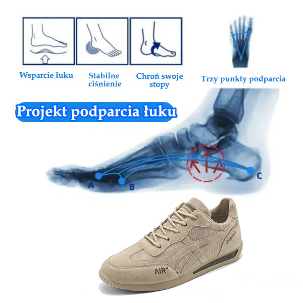 🔥 50% zniżki | buty ortopedyczne flemat® | Zapewniają wsparcie łuku stopy, łagodzą ból i ułatwiają chodzenie | Odpowiednie zarówno dla mężczyzn, jak i kobiet.