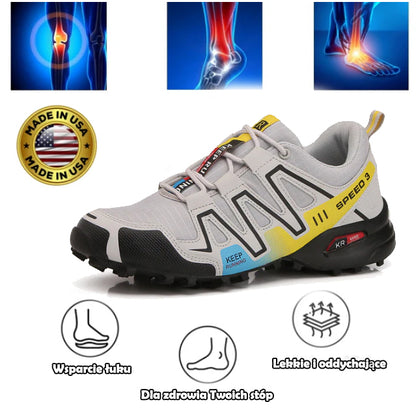 Ortopedyczne buty turystyczne Flemat® | Ergonomicznie zaprojektowane, aby łagodzić ból pleców, nóg i stawów.
