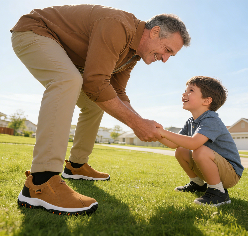 Buty ortopedyczne |  flemat®Luksusowe, ergonomiczne buty ortopedyczne z włoskiego zamszu zapewniające miękkość i wygodę (pożegnaj ból stóp)
