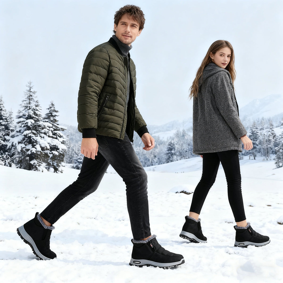 🎉Dzisiejsza oferta specjalna: 70% zniżki – nie przegap! ⏰Ergonomiczne, zimowe buty ortopedyczne łagodzące ból stóp, kolan i pleców – unisex
