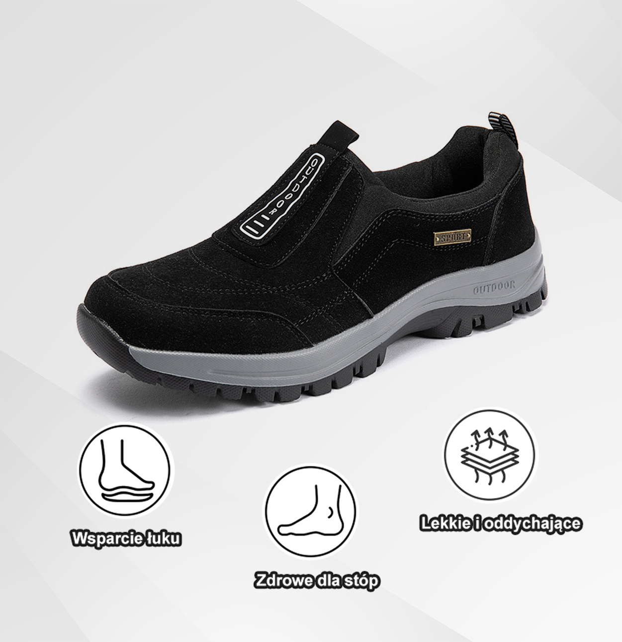 (🔥50% zniżki przez ograniczony czas) - Całoroczne ortopedyczne buty turystyczne - (wodoodporne i oddychające) Ergonomiczna konstrukcja✅ Spraw, by Twoje chodzenie było wygodniejsze