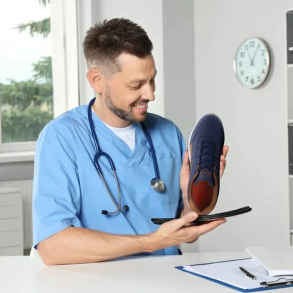 🔥Dziś połowa ceny - nie przegap Ergonomicznie zaprojektowane buty ortopedyczne - konstrukcja z podparciem łuku stopy 👞Łatwo pozbądź się bólu stóp