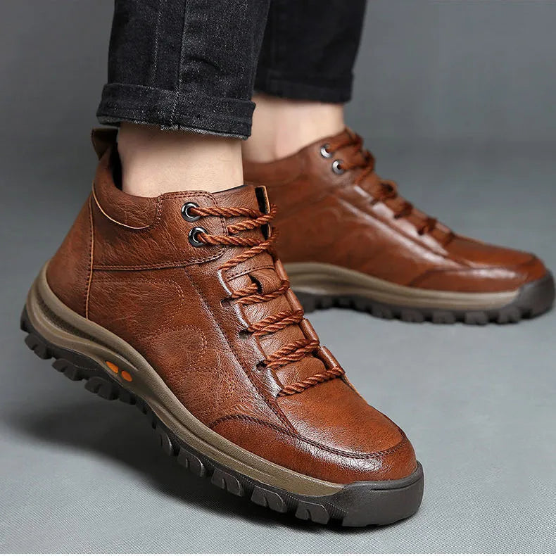 Buty ortopedyczne flemat® | 🔥Ergonomicznie zaprojektowane skórzane buty, które są antypoślizgowe, wodoodporne, ✅łagodzą ból i zapewniają wygodę bez zmęczenia.