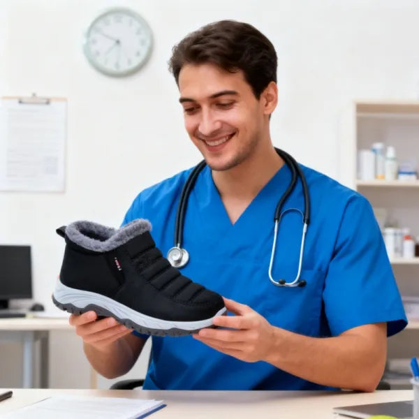 🔥 50% zniżki dzisiaj - nie przegap ⏰ Ergonomicznie zaprojektowane buty ortopedyczne - konstrukcja z podparciem łuku stopy 👞 Łatwo pozbądź się bólu stóp