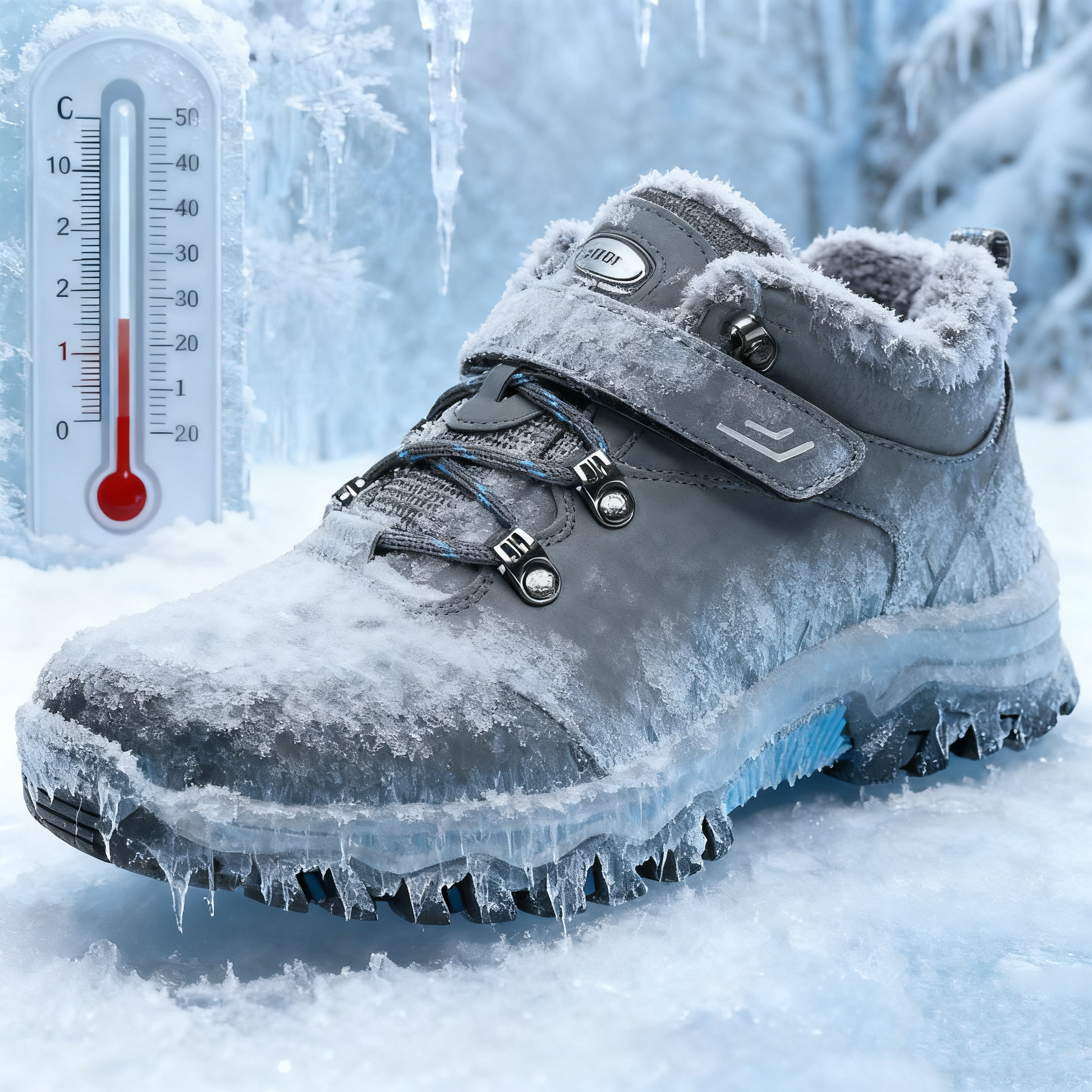 🔥Czarny Piątek: 50% zniżki!⏰ - Zimowe buty ortopedyczne flemat®, 👞 Antypoślizgowe i ciepłe - Wygodny krój - Ergonomiczny kształt. (Unisex)