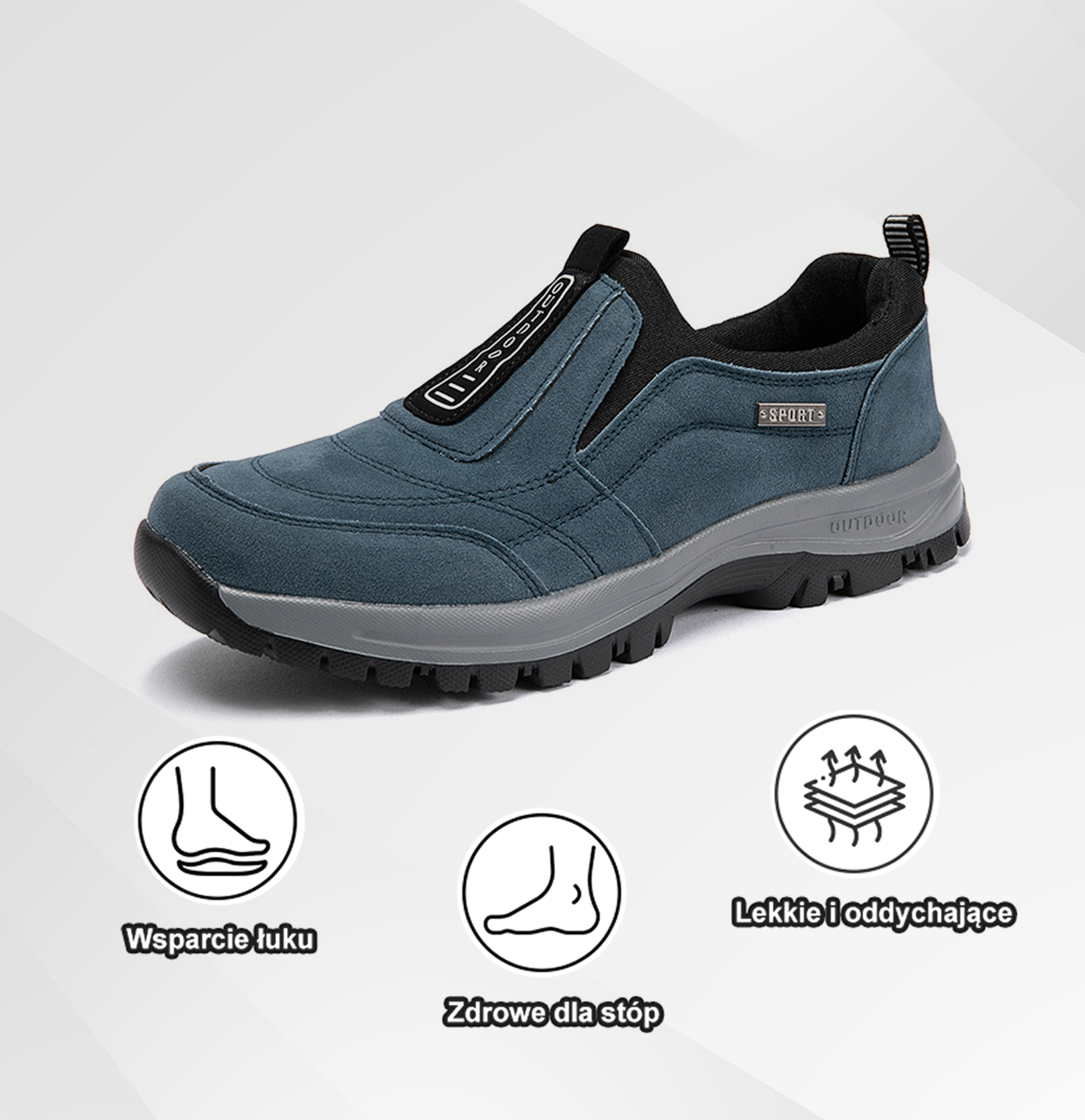 (🔥50% zniżki przez ograniczony czas) - Całoroczne ortopedyczne buty turystyczne - (wodoodporne i oddychające) Ergonomiczna konstrukcja✅ Spraw, by Twoje chodzenie było wygodniejsze