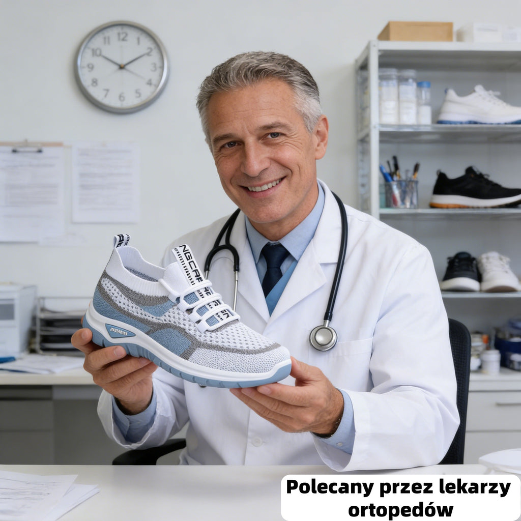 🎉50% zniżki dzisiaj - Nie przegap! ⏰ Ergonomicznie zaprojektowane buty ortopedyczne - wsparcie łuku stopy 👞 Łatwa ulga w bólu stóp