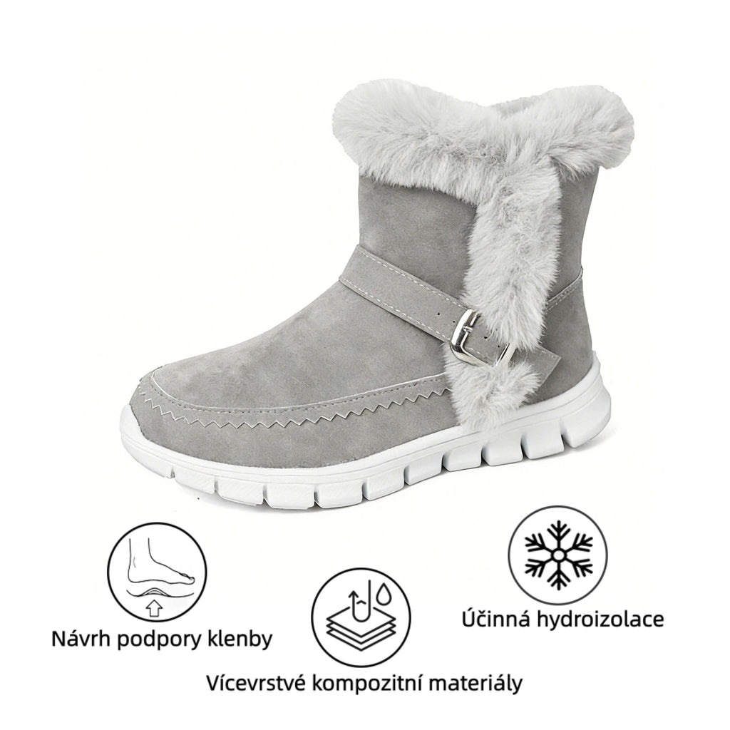 flemat® - Ergonomicznie ukształtowane zimowe buty ortopedyczne łagodzące ból stóp, kolan i pleców - Damskie