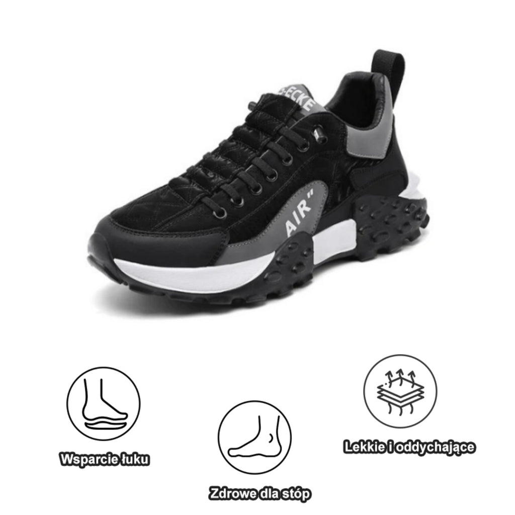 【🔥Dziś połowa ceny - nie przegap】 Ergonomicznie zaprojektowane buty ortopedyczne - konstrukcja z podparciem łuku stopy 👞Łatwo pozbądź się bólu stóp