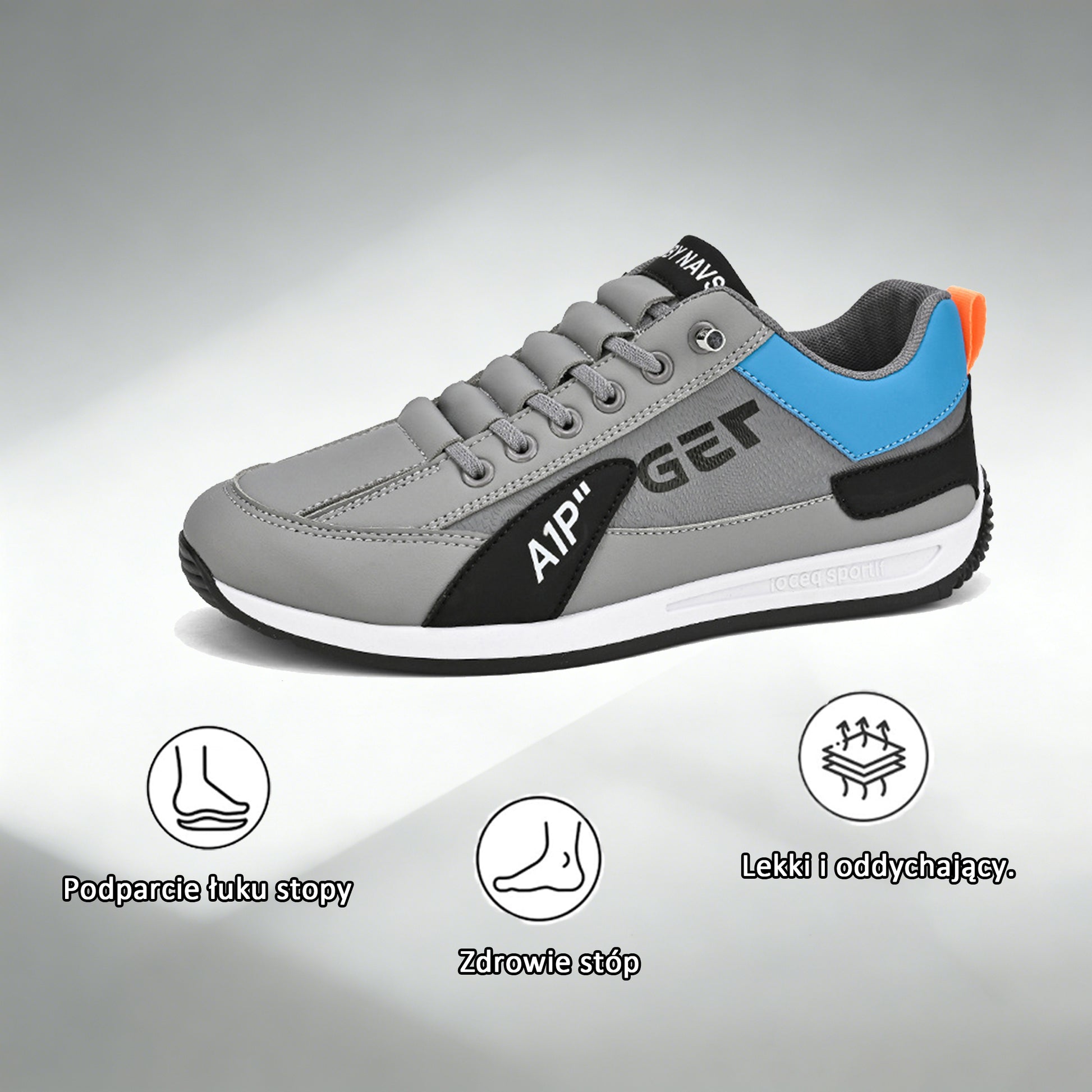 🔥 50% zniżki | Oddychające buty ortopedyczne flemat® | Zapewniają wsparcie łuku stopy, łagodzą ból i ułatwiają chodzenie