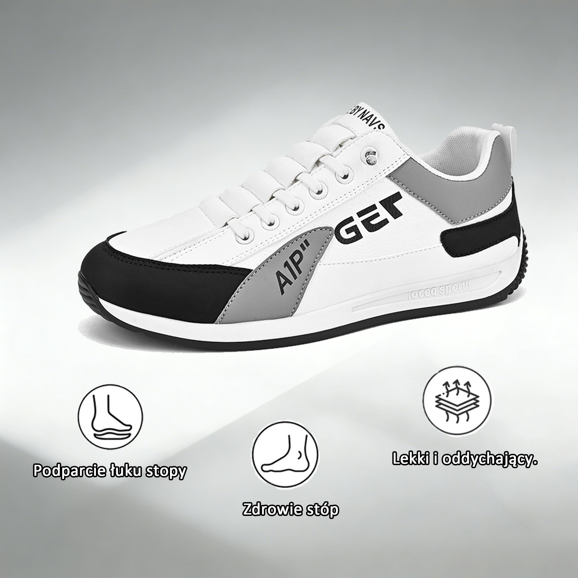 🔥 50% zniżki | Oddychające buty ortopedyczne flemat® | Zapewniają wsparcie łuku stopy, łagodzą ból i ułatwiają chodzenie