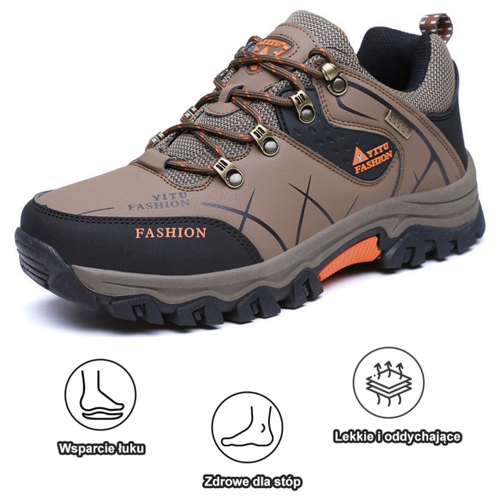 [⏰50% zniżki dzisiaj - nie przegap] Ergonomiczne buty trekkingowe - skóra premium + ciepło 👞