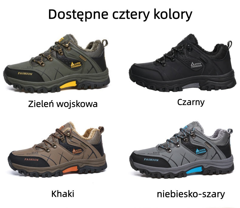 [⏰50% zniżki dzisiaj - nie przegap] Ergonomiczne buty trekkingowe - skóra premium + ciepło 👞