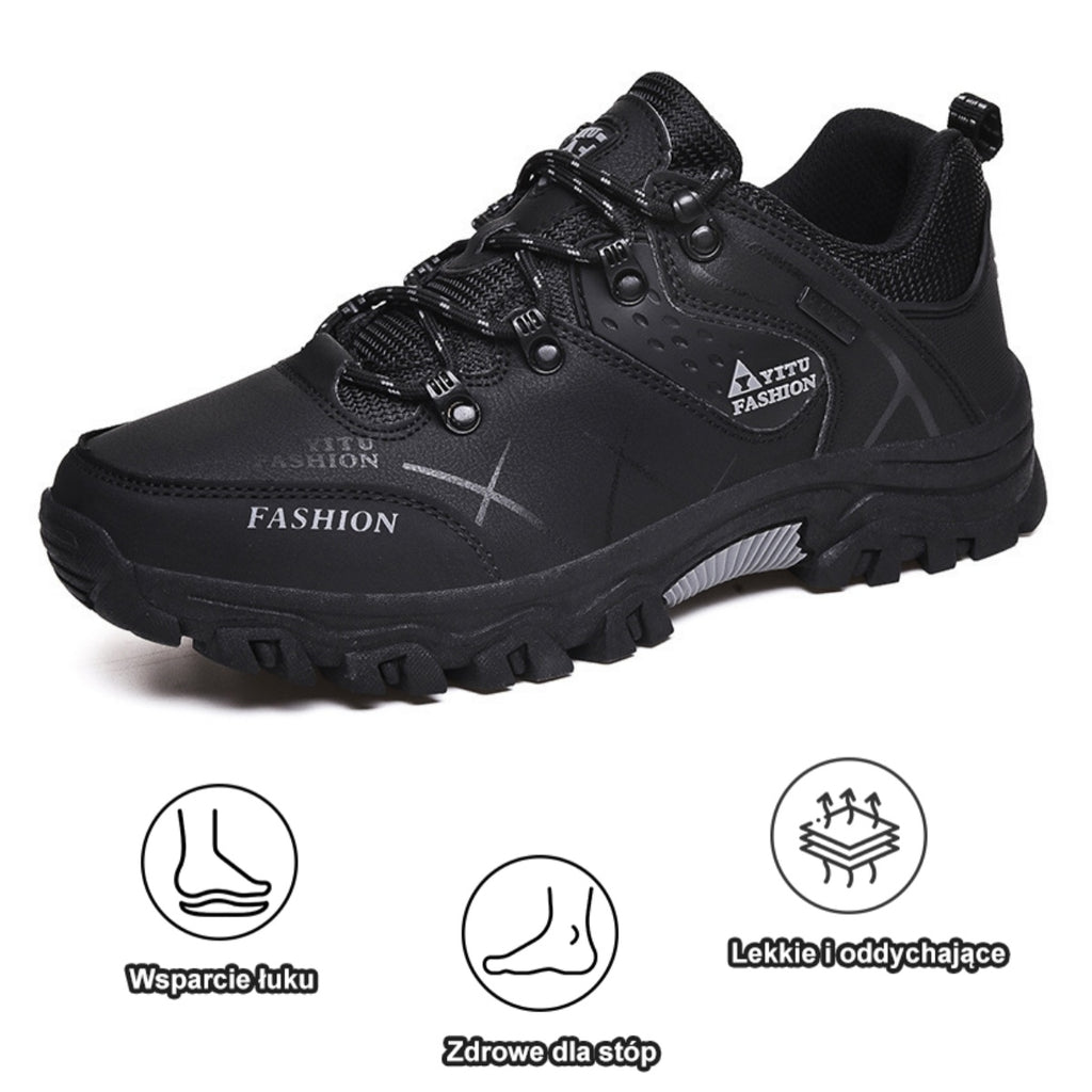 [⏰50% zniżki dzisiaj - nie przegap] Ergonomiczne buty trekkingowe - skóra premium + ciepło 👞