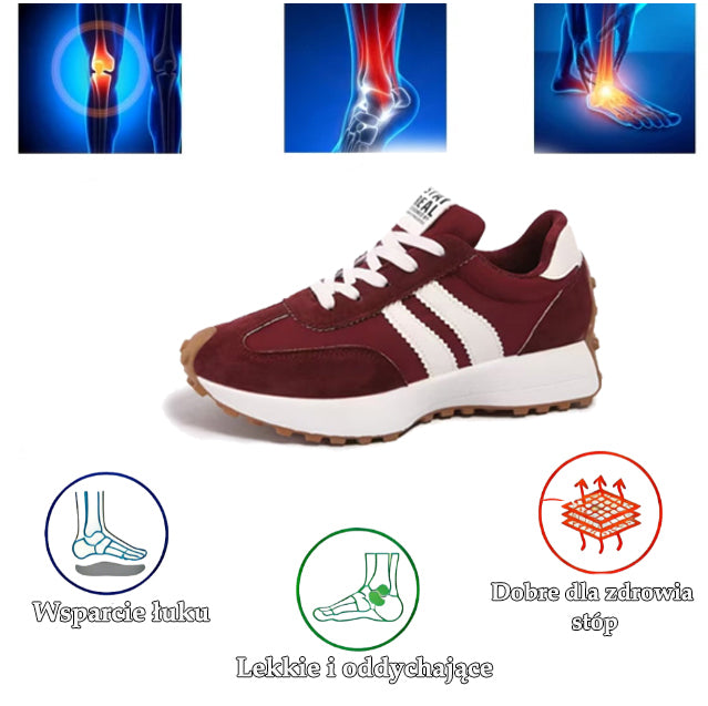 Buty codzienne flemat® | Z szerokim noskiem, który zmniejsza nacisk na stopy.