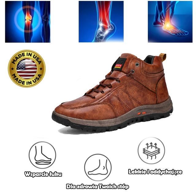 Najwyższej jakości obuwie ortopedyczne flemat® | Ergonomiczna konstrukcja zapewniająca ulgę w bólu i wygodę noszenia bez uczucia zmęczenia.