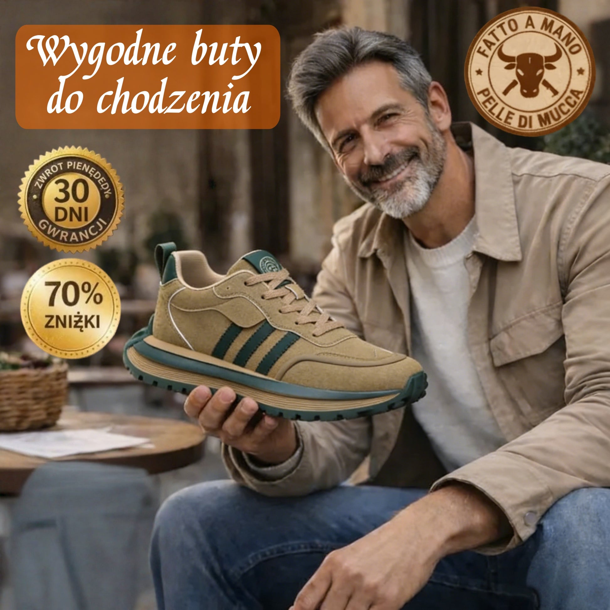 🔥Ostatni dzień! 30% zniżki! ⏰Ergonomicznie zaprojektowane markowe buty codzienne ✅ Miękkie i wygodne, z doskonałym wsparciem 🦶 Skutecznie łagodzą ból stóp