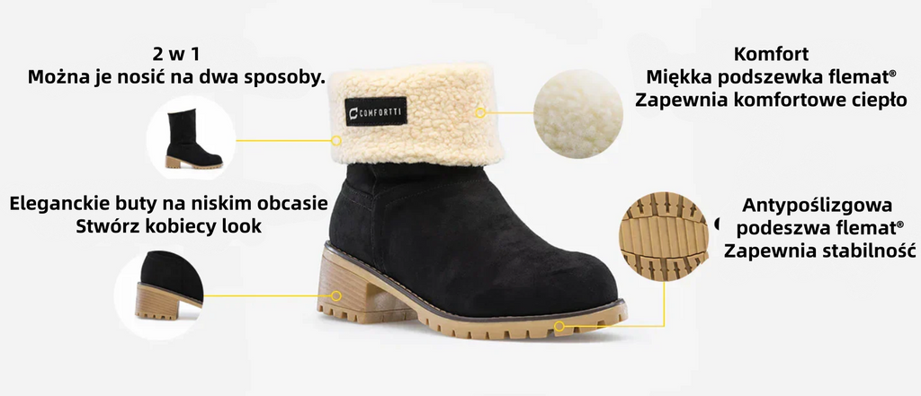 🎁DZIŚ 50% ZNIŻKI – NIE PRZEGAP| Ergonomicznie zaprojektowane, ciepłe buty zimowe – skóra premium + zimowa podszewka z polaru 👞