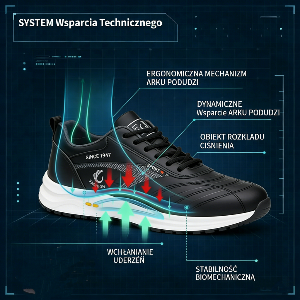 🔥60% zniżki dzisiaj｜Wygodne i swobodne męskie buty sportowe ortopedyczne✅ Miękkie i wygodne, amortyzujące i antypoślizgowe
