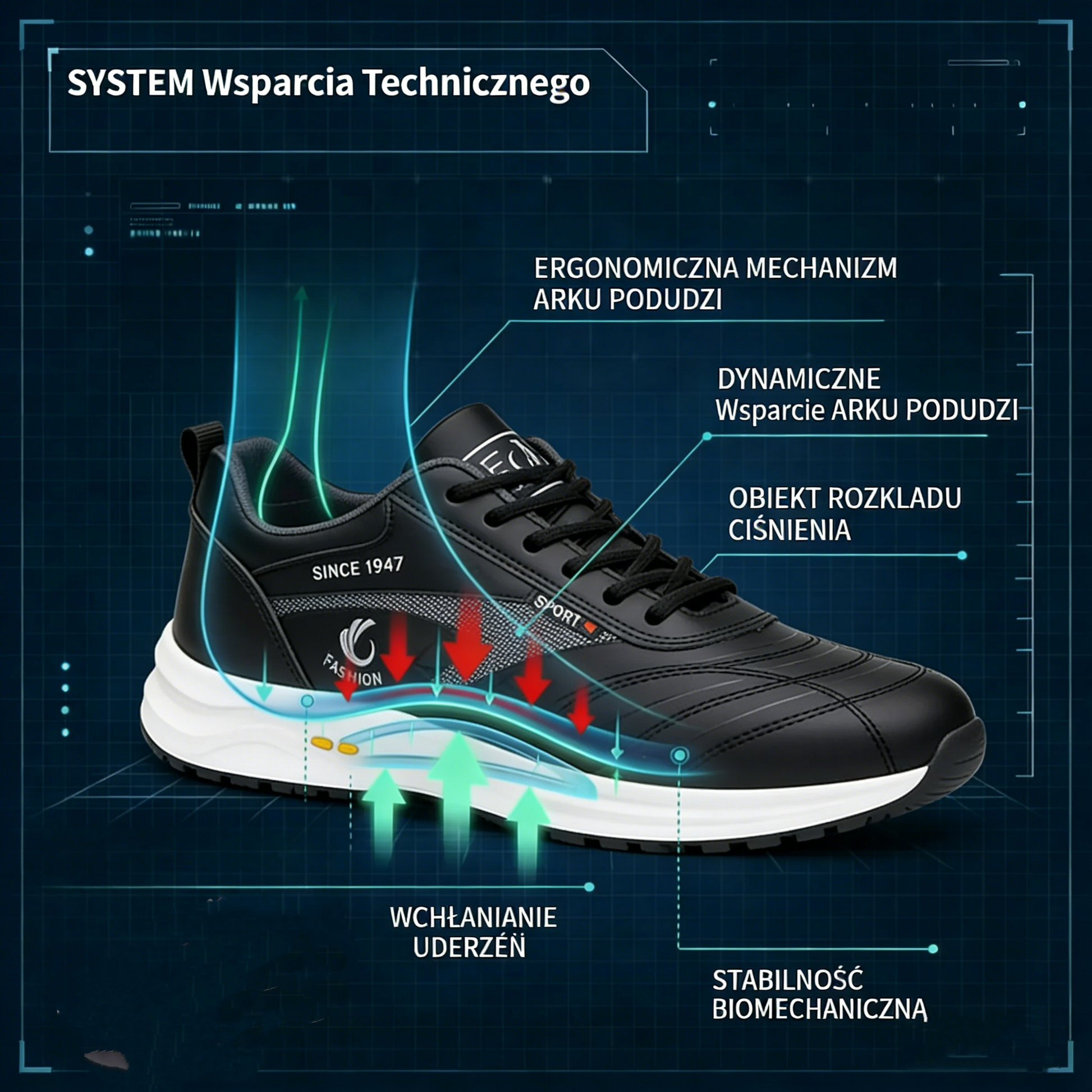 🔥60% zniżki dzisiaj｜Wygodne i swobodne męskie buty sportowe ortopedyczne✅ Miękkie i wygodne, amortyzujące i antypoślizgowe