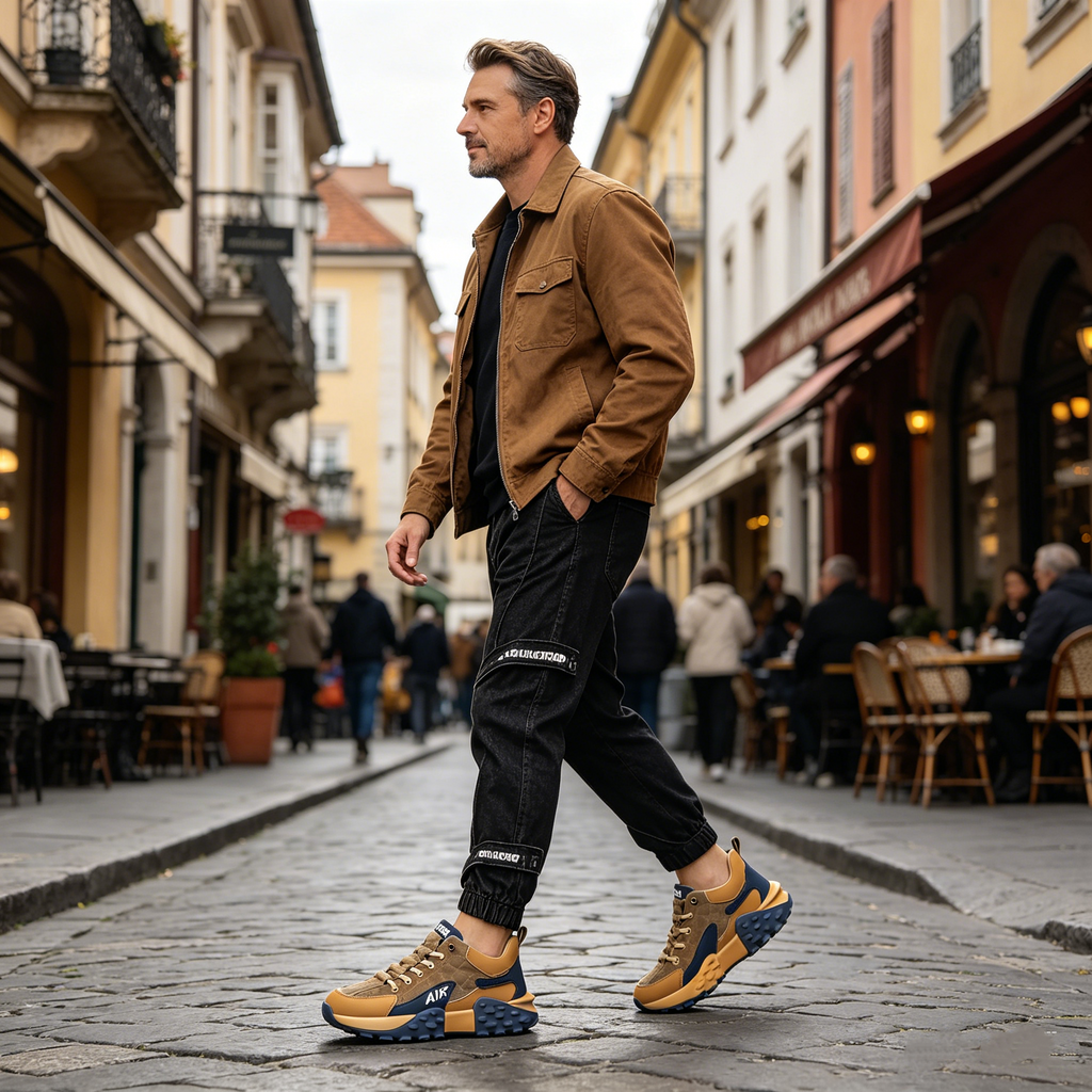 (🔥60% zniżki dzisiaj - nie przegap!) LULUMALASS® - Męskie buty ortopedyczne z amortyzacją ✅ Pożegnaj ból stóp i ciesz się całodziennym komfortem!