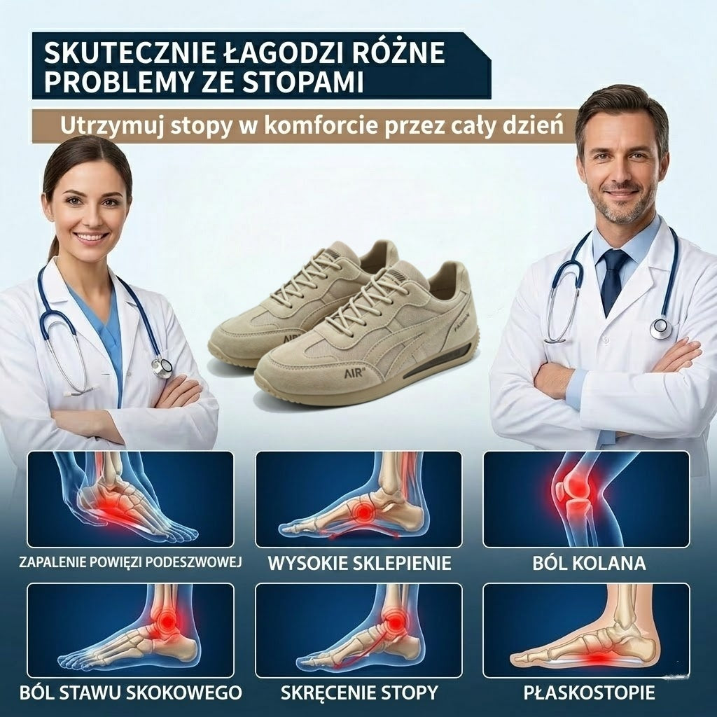 (🔥60% zniżki dzisiaj - nie przegap!) ⏰LULUMALASS® Ergonomiczna konstrukcja - Miękkie i wygodne buty ortopedyczne✅ Pożegnaj ból stóp i ciesz się całodziennym komfortem!