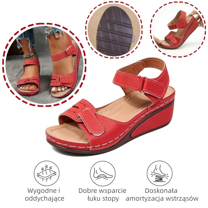 🔥 Ograniczona czasowo zniżka 50%! Letnie sandały ortopedyczne – ergonomiczne, wygodne i oddychające, które łagodzą ból. ✅