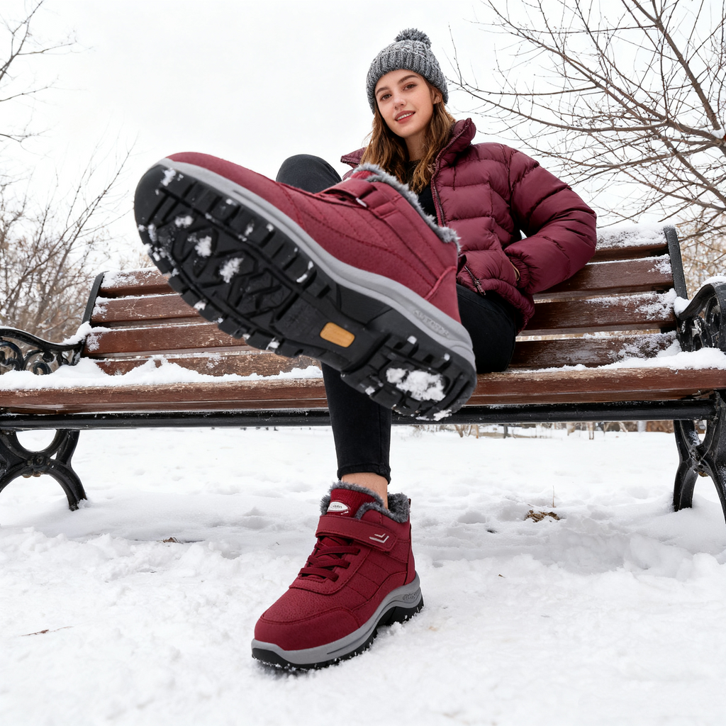 🔥Czarny Piątek: 50% zniżki!⏰ - Zimowe buty ortopedyczne flemat®, 👞 Antypoślizgowe i ciepłe - Wygodny krój - Ergonomiczny kształt. (Unisex)