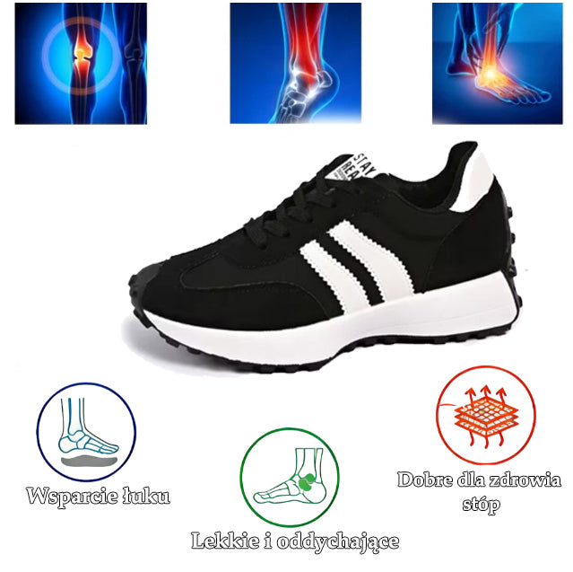 Buty codzienne flemat® | Z szerokim noskiem, który zmniejsza nacisk na stopy.