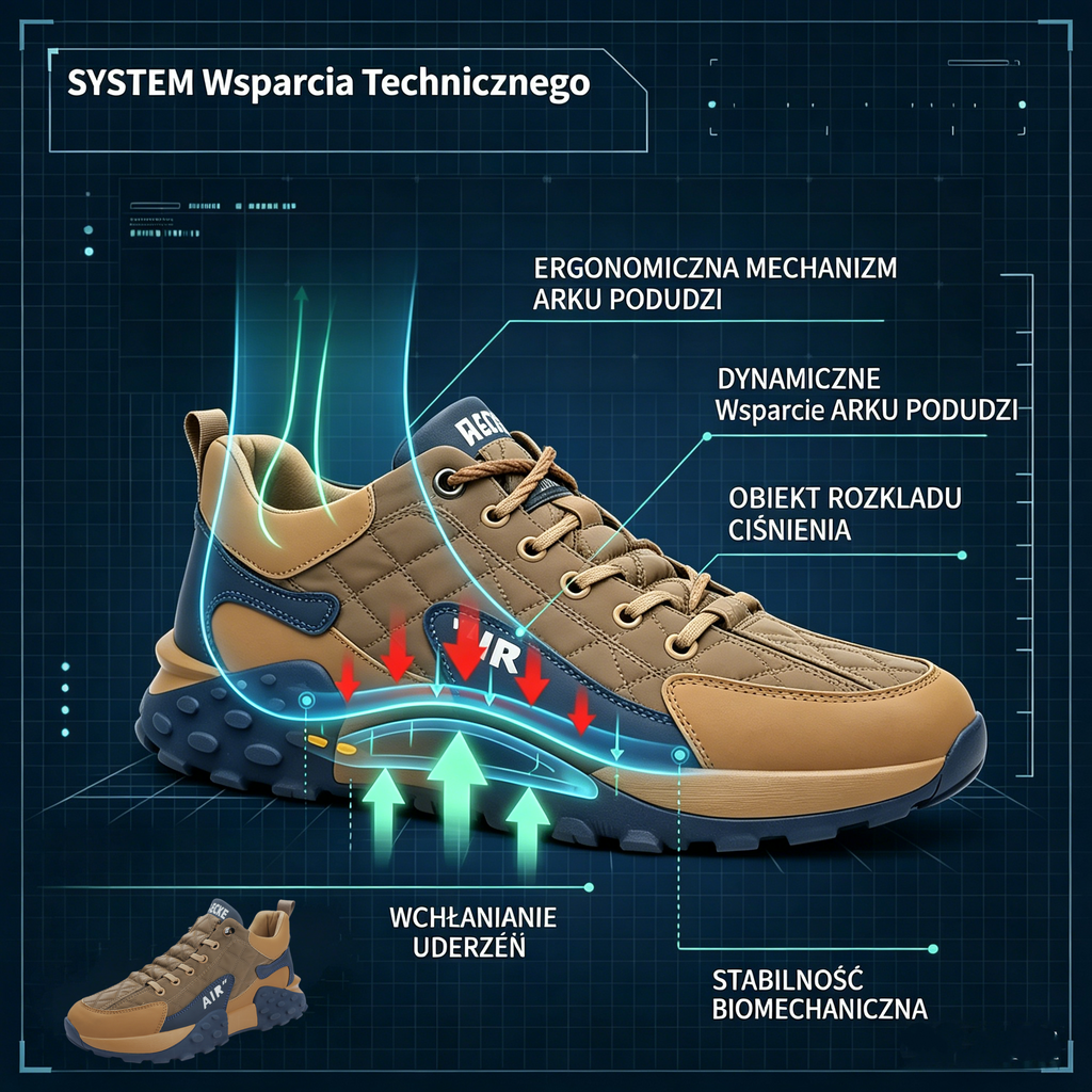 (🔥60% zniżki dzisiaj - nie przegap!) LULUMALASS® - Męskie buty ortopedyczne z amortyzacją ✅ Pożegnaj ból stóp i ciesz się całodziennym komfortem!