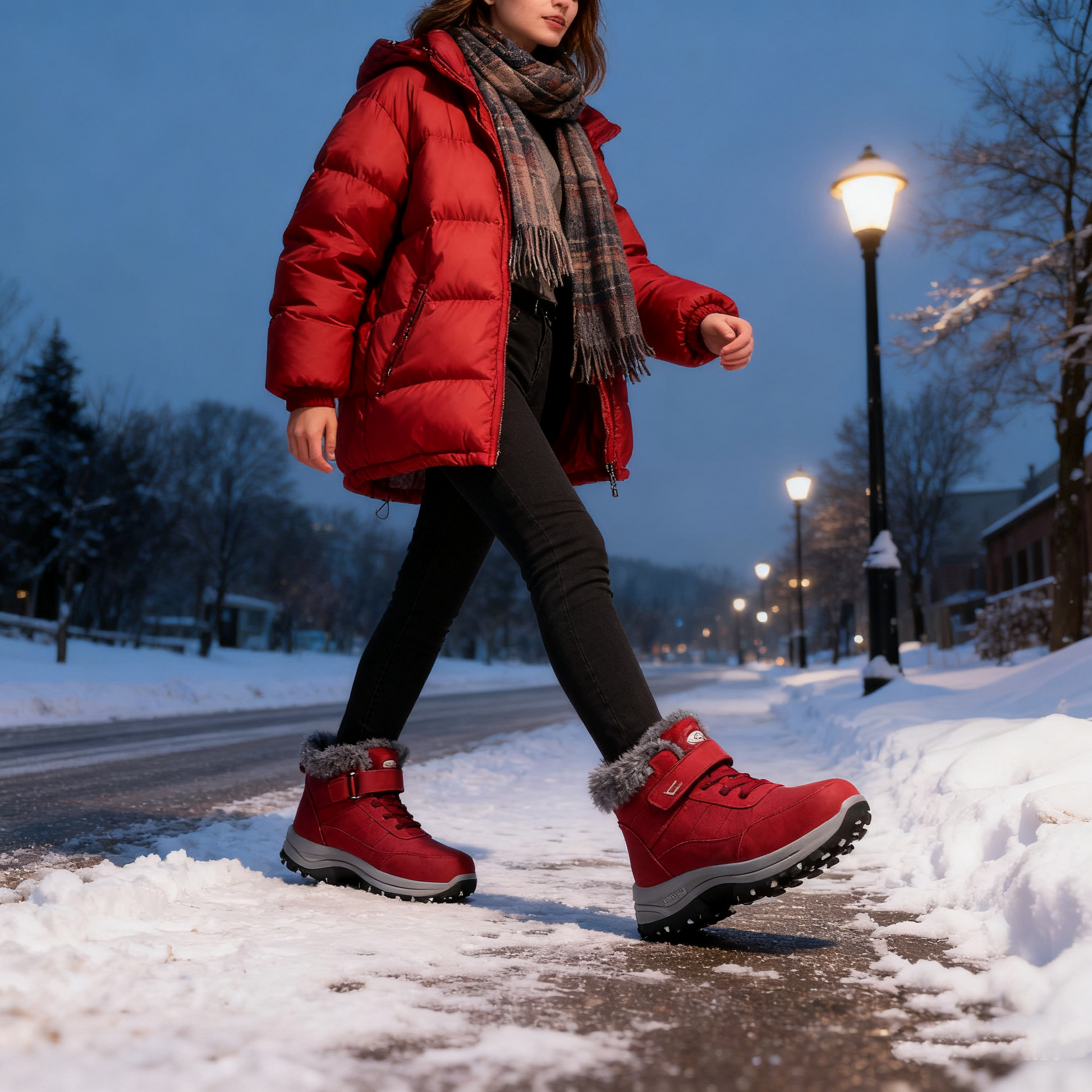 🔥Czarny Piątek: 50% zniżki!⏰ - Zimowe buty ortopedyczne flemat®, 👞 Antypoślizgowe i ciepłe - Wygodny krój - Ergonomiczny kształt. (Unisex)