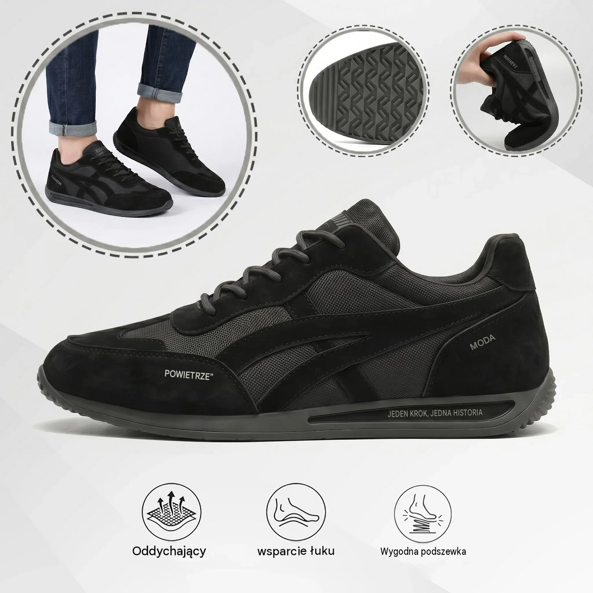 ⏰Promocja 50% zniżki | Nowość na rynku, połowa ceny przez ograniczony czas. Ergonomiczna konstrukcja, doskonała amortyzacja i korekcja chodu.