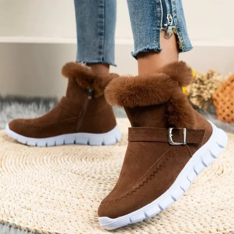 flemat® - Ergonomicznie ukształtowane zimowe buty ortopedyczne łagodzące ból stóp, kolan i pleców - Damskie