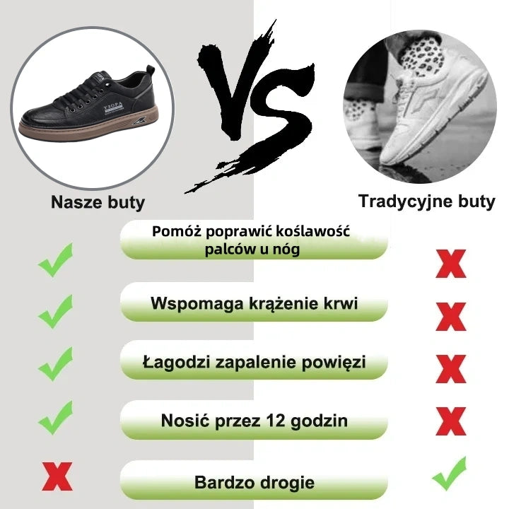 🔥 Buty ortopedyczne flemat® | Najwygodniejsze i najpopularniejsze w Polsce skórzane buty na lato 2026, łagodzące ból i ułatwiające chodzenie