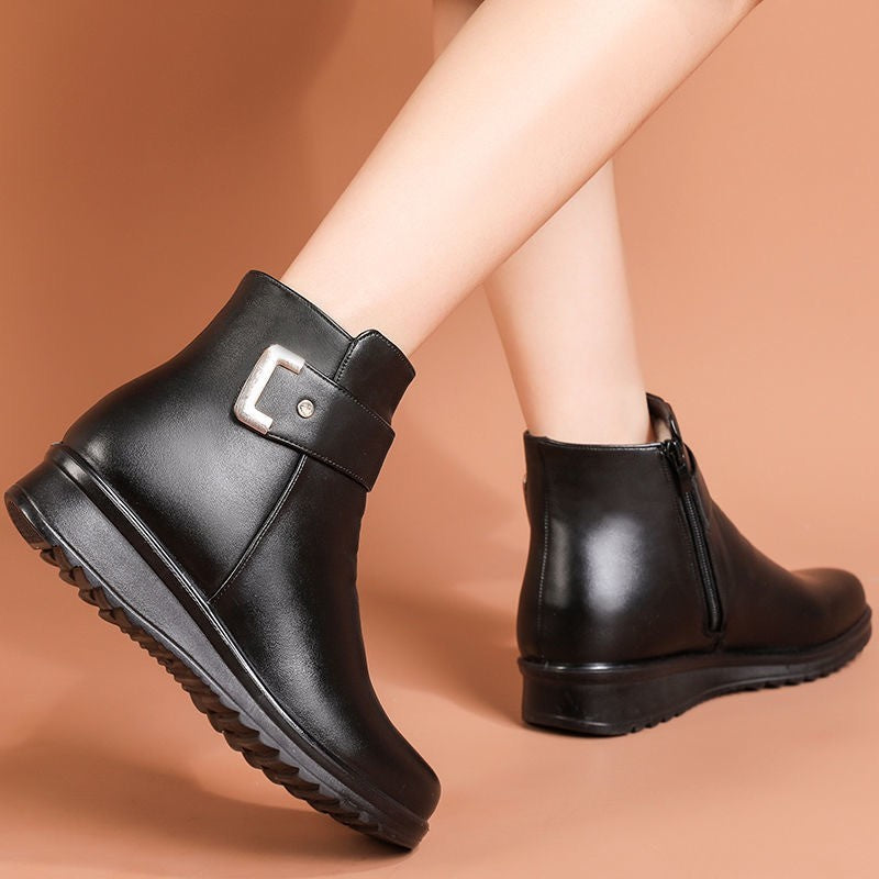 🔥 50% zniżki dzisiaj - Nie przegap ⏰ - Miękkie i wygodne damskie buty z prawdziwej skóry owczej (z podparciem łuku stopy dla łatwiejszego chodzenia)