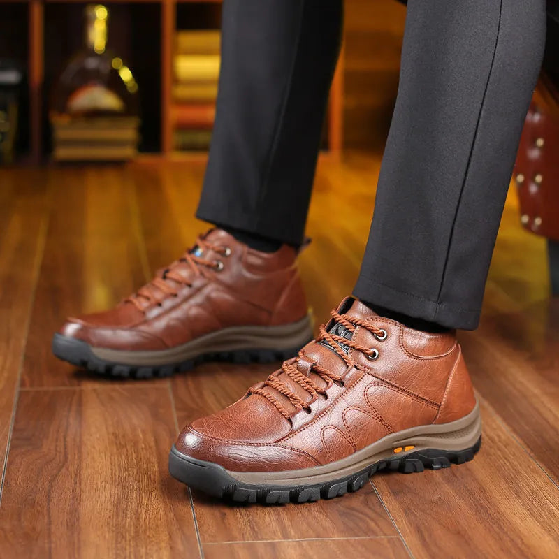 Buty ortopedyczne flemat® | 🔥Ergonomicznie zaprojektowane skórzane buty, które są antypoślizgowe, wodoodporne, ✅łagodzą ból i zapewniają wygodę bez zmęczenia.