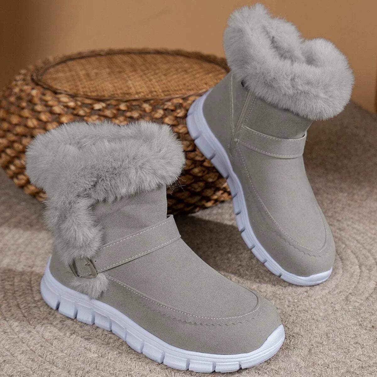 flemat® - Ergonomicznie ukształtowane zimowe buty ortopedyczne łagodzące ból stóp, kolan i pleców - Damskie