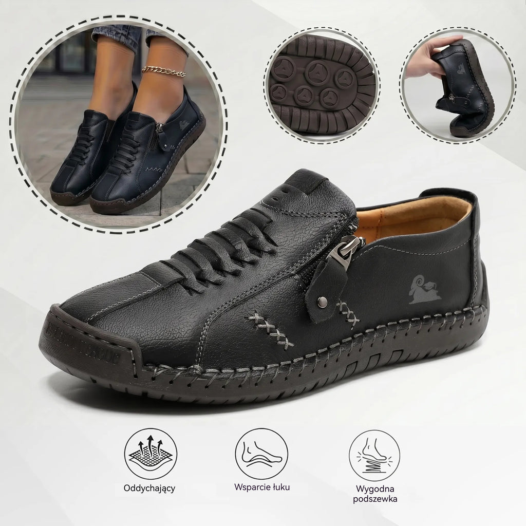 🔥 Buty ortopedyczne flemat® | Najwygodniejsze i najpopularniejsze w Polsce skórzane buty w 2026 roku, łagodzące ból i ułatwiające chodzenie | Odpowiednie zarówno dla kobiet, jak i mężczyzn.