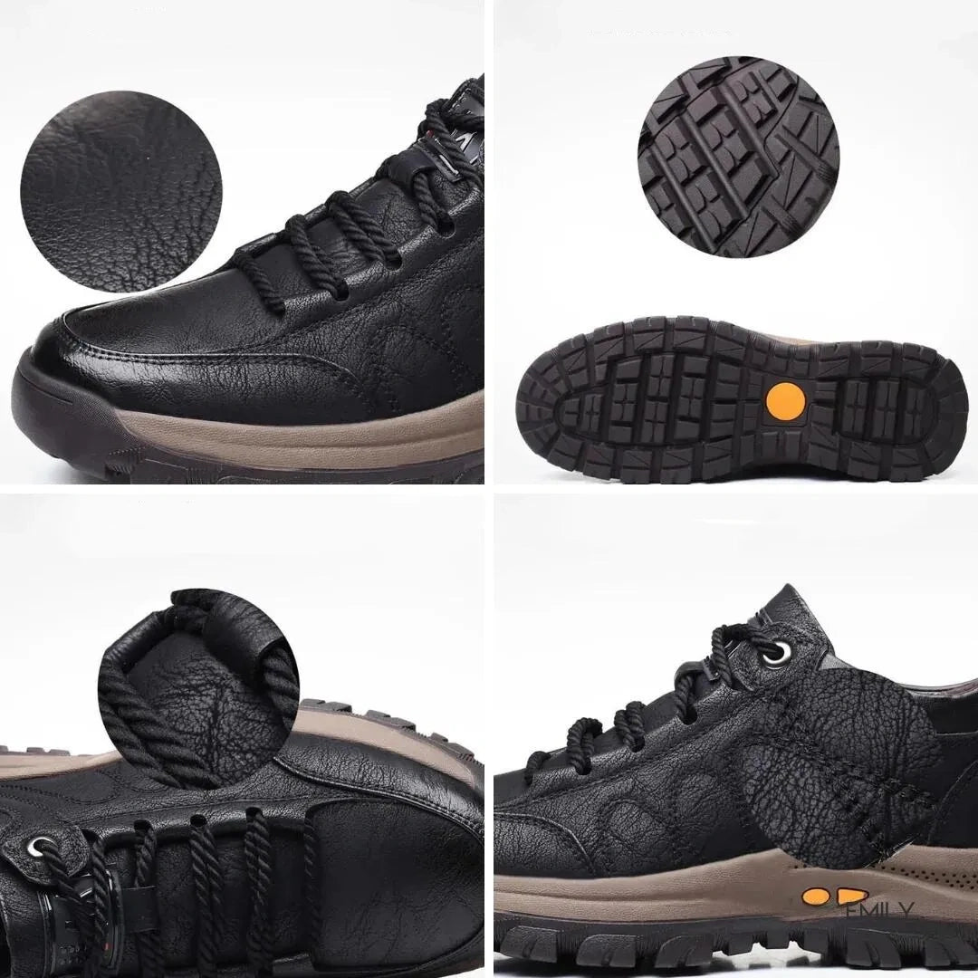 Buty ortopedyczne flemat® | Ergonomicznie zaprojektowane skórzane buty, które są wygodne, stylowe i przeszły najtrudniejszy test wodoodporności i technologii antypoślizgowej.