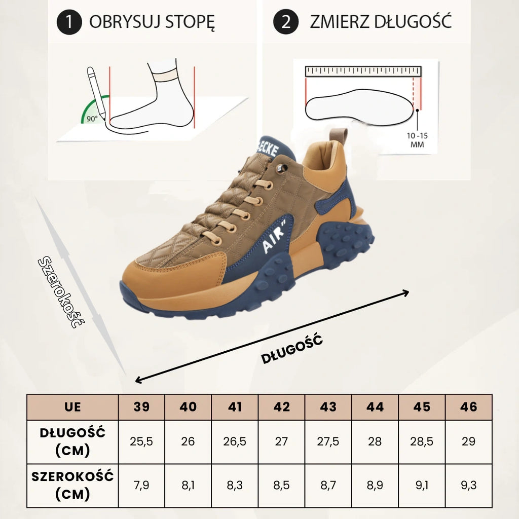 (🔥60% zniżki dzisiaj - nie przegap!) LULUMALASS® - Męskie buty ortopedyczne z amortyzacją ✅ Pożegnaj ból stóp i ciesz się całodziennym komfortem!