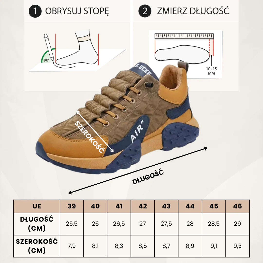 (🔥60% zniżki dzisiaj - nie przegap) ⏰Ergonomiczne - miękkie i wygodne ortopedyczne buty codzienne/sportowe ✅podparcie łuku stopy ułatwia chodzenie