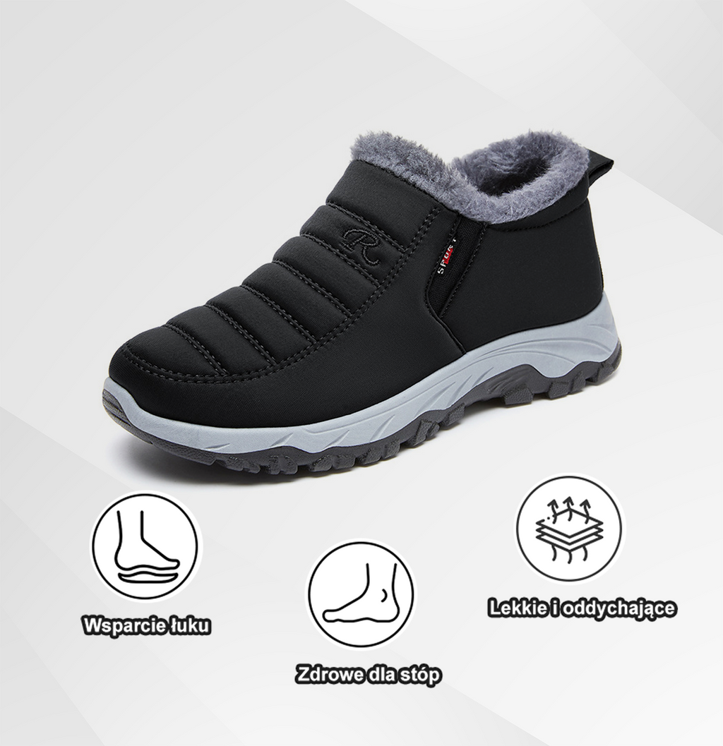 (🔥Oferta ograniczona czasowo - 50% zniżki - Nie przegap!) Wygodne i ergonomiczne zimowe buty z ciepłą wełnianą podszewką - łagodzą ból pleców, stawów i stóp.