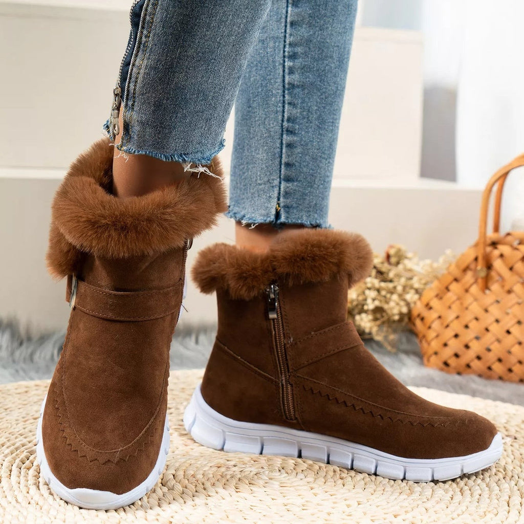 flemat® - Ergonomicznie ukształtowane zimowe buty ortopedyczne łagodzące ból stóp, kolan i pleców - Damskie