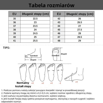 Buty codzienne flemat® | Z szerokim noskiem, który zmniejsza nacisk na stopy.